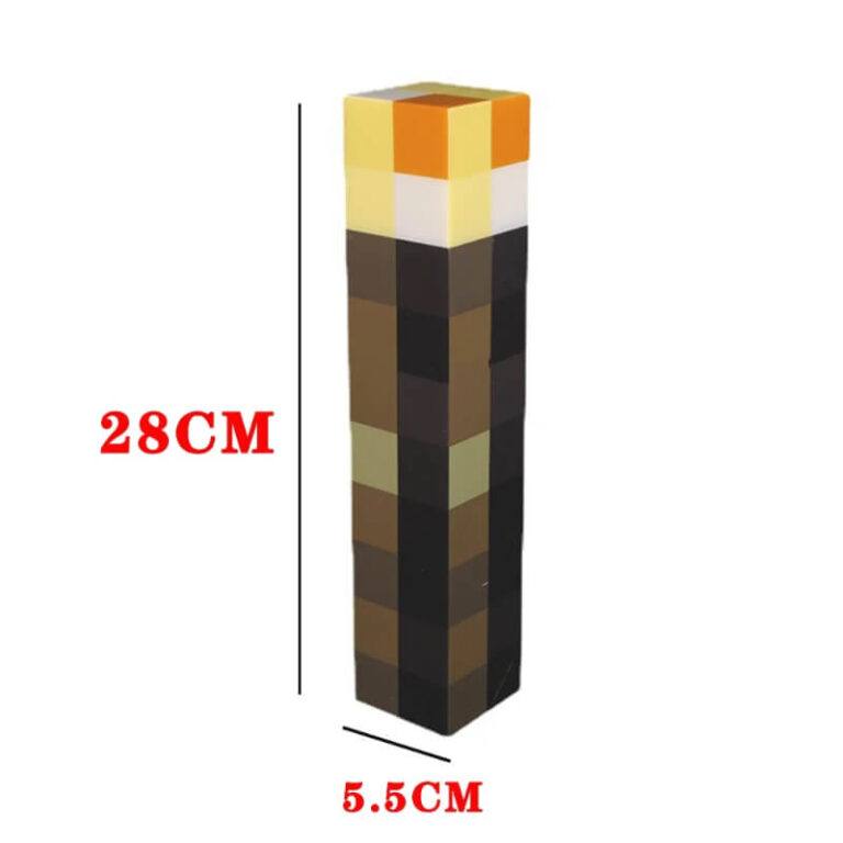 Minecraft Light for Children Namizna svetilka “Minecraft torch” Užsisakykite Trendai.lt 11