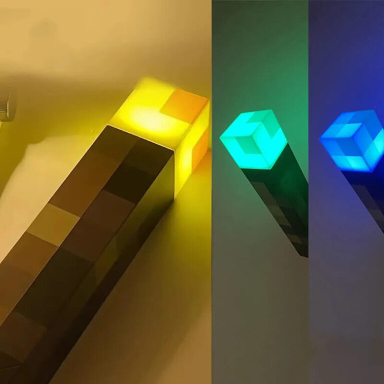 Minecraft Light for Children Namizna svetilka “Minecraft torch” Užsisakykite Trendai.lt 8