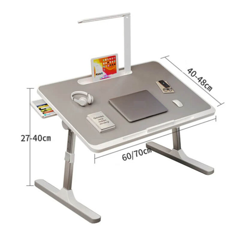 Večnamenska zložljiva miza za prenosni računalnik z LED svetilko Užsisakykite Trendai.lt 10